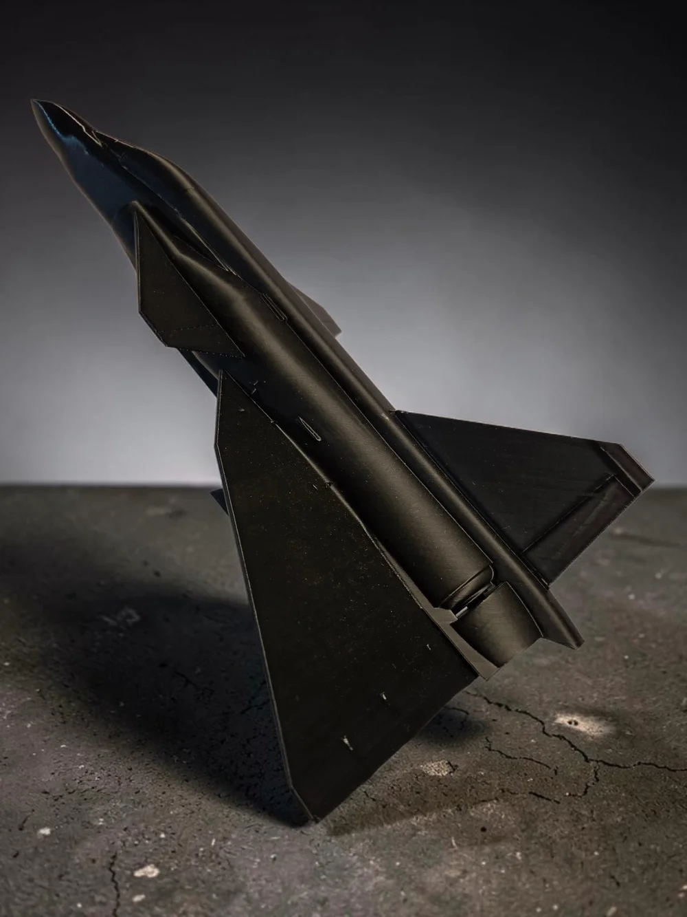 3-D Model Saab 37 Viggen, Cold War-era Swedish Supersonic Figher Jet **
